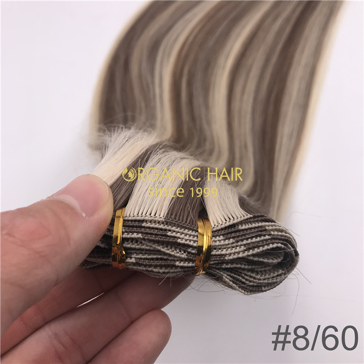 Hair band with extensions --hand tied weft  CC126